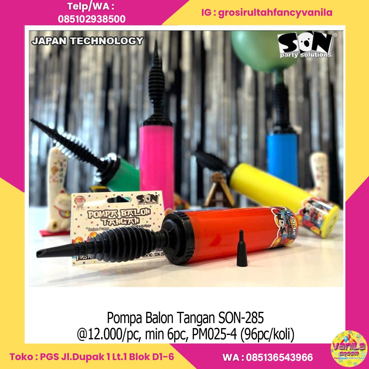 Pompa Balon Tangan SON-285