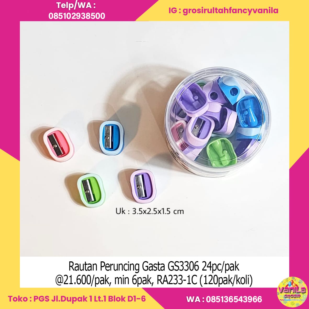 Rautan Peruncing Gasta GS3306