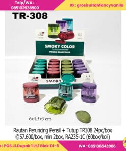 Rautan Peruncing Pensil + Tutup TR308