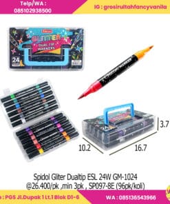 Spidol Gliter Dualtip ESL 24W GM-1024