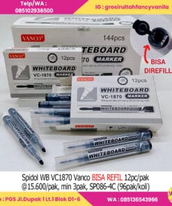 Spidol WB VC1870 Vanco BISA REFIL 12pc pak
