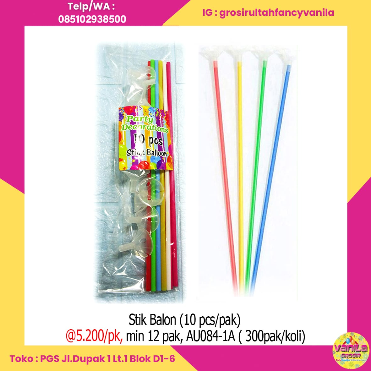 Stik Balon 10 pcs