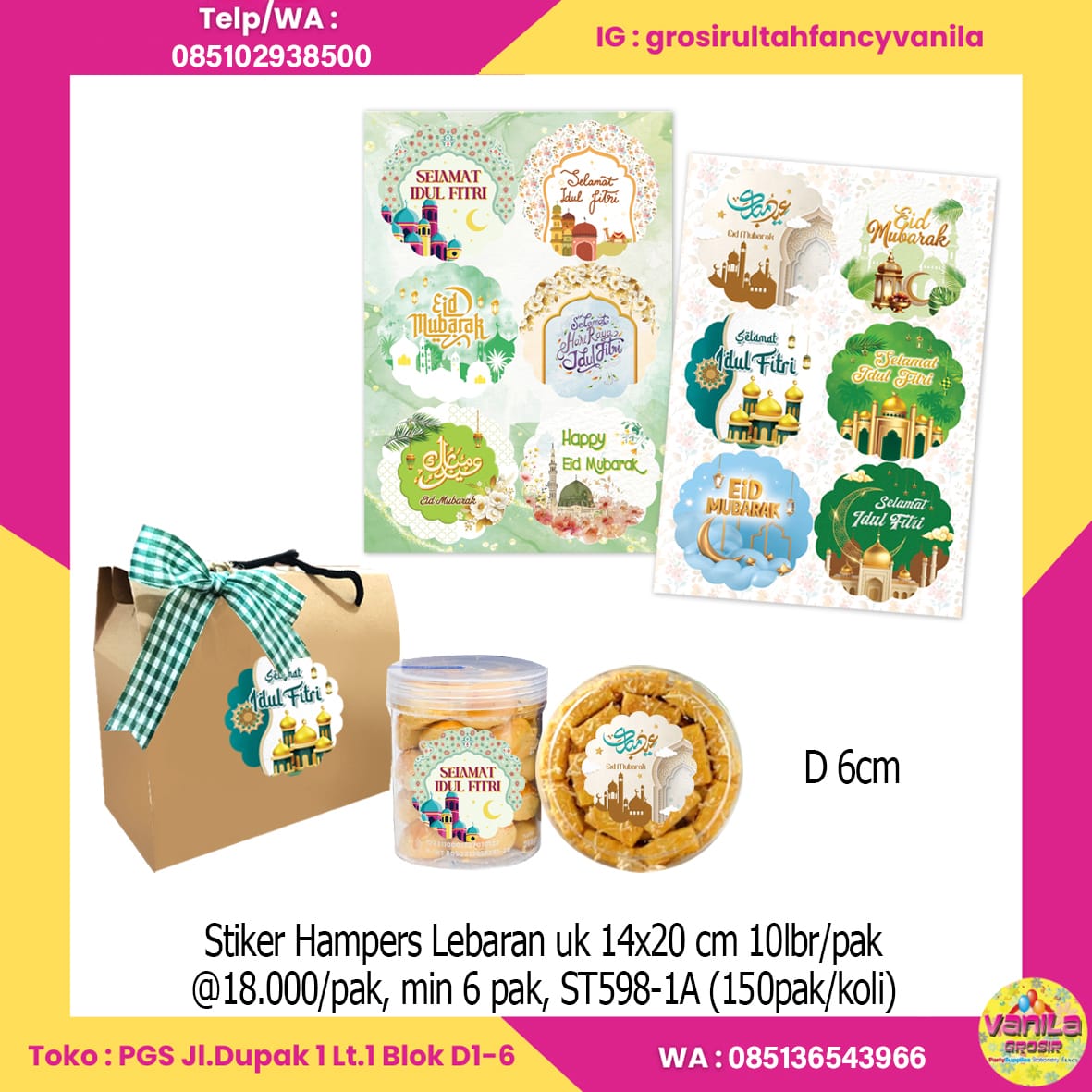 Stiker Hampers Lebaran
