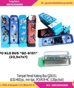 Tempat Pensil Kaleng Bus QZ6151