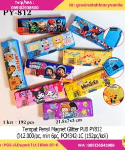 Tempat Pensil Magnet Glitter PUB PY812