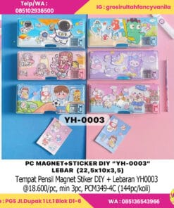 Tempat Pensil Magnet Stiker DIY + Lebaran YH0003